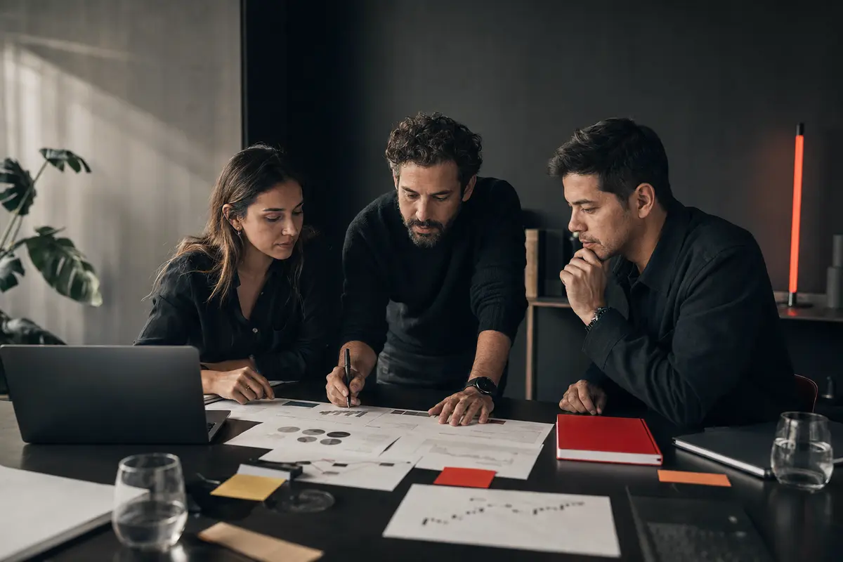 Equipo de Yatta Media definiendo una estrategia de growth engineering